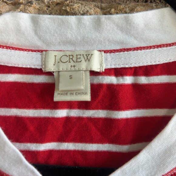 J. Crew Red Striped Union Suit 1 Piece Pajamas Long Johns Size Small - Picture 7 of 10